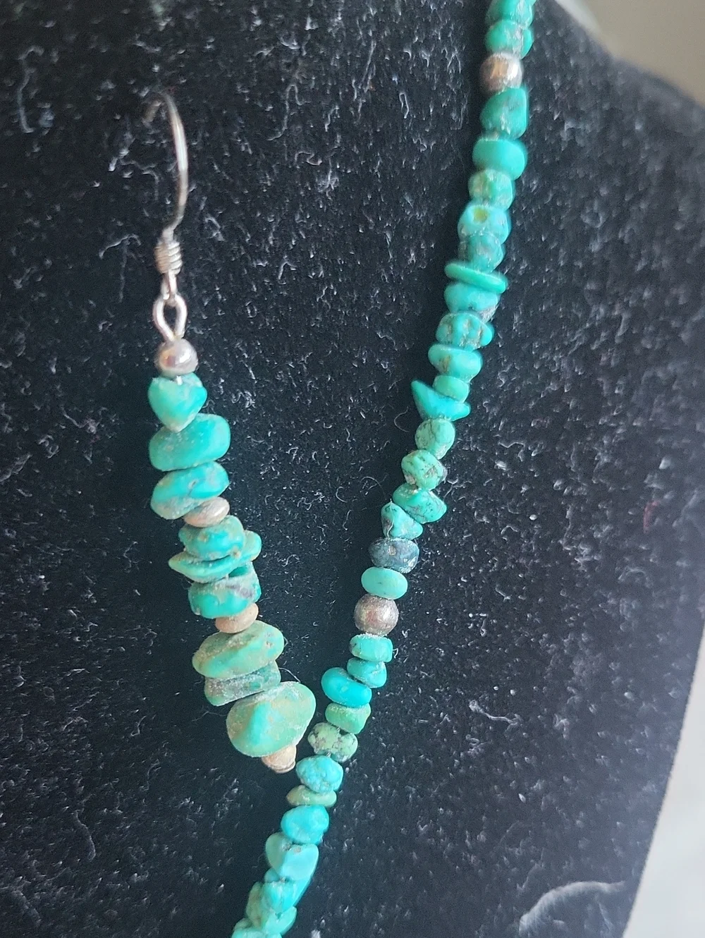 Turquoise Bead Necklace & Earring Set - Women's Jewelry
